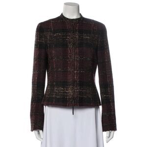 Akris punto evening blazzer jacket size 10 , like new condition